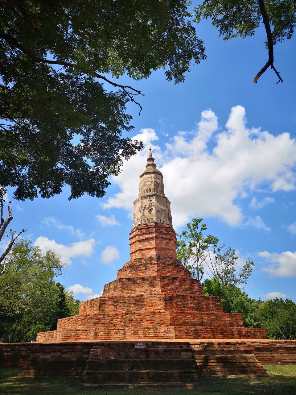 LOW ANGLE VIEW OF TEMPLE