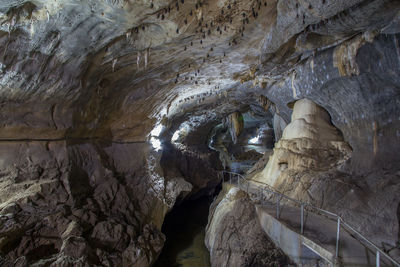 Low angle view of cave