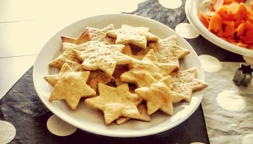 Close-up of served food