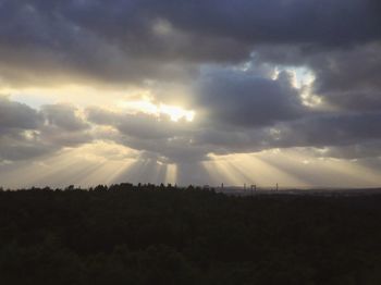 Scenic view of dramatic sky