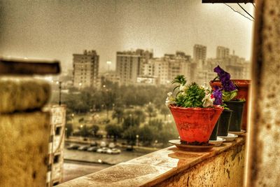 View of built structure in city