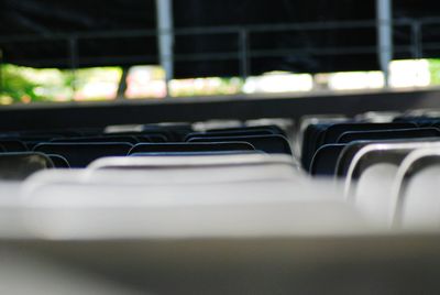 Empty seats in bus