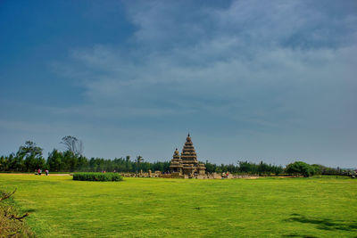 View of temple against sky