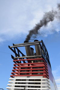 Low angle view of building against sky