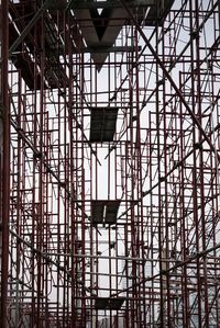 Scaffolding at construction site