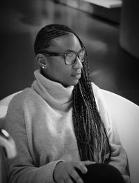 Close-up of young man