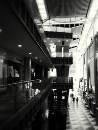 Interior of subway station