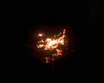 Bonfire at night
