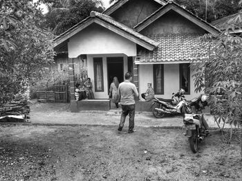 View of house on road