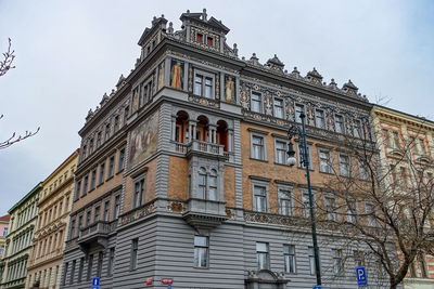 Low angle view of building against sky