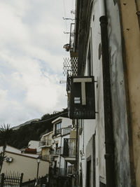 Low angle view of building against sky