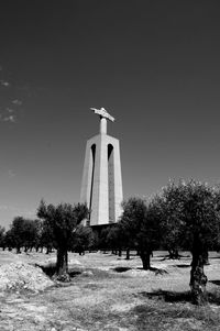 Built structure with trees in background