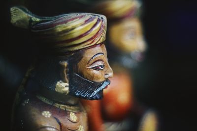 Close-up of buddha statue