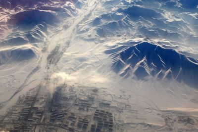 Aerial view of landscape