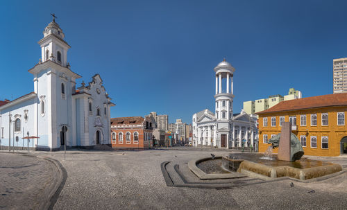 View of church