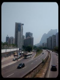 Traffic on city street