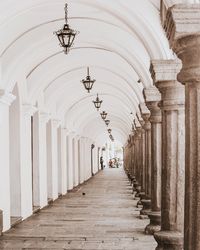 Corridor of building