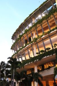 Low angle view of building against sky