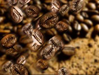 Full frame shot of coffee beans