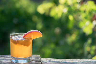 Close-up of drink on table