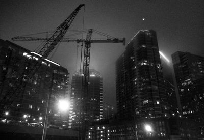 Construction site against sky