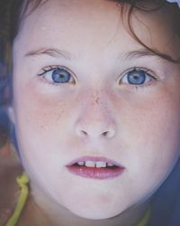 Close-up portrait of girl