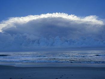 Clouds over beach