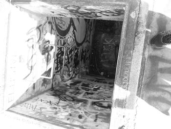 Graffiti on built structure