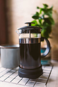 Close-up of coffee maker