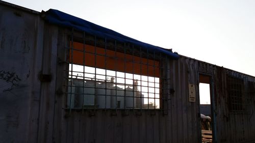 Low angle view of building against sky