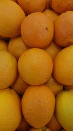 Full frame shot of oranges