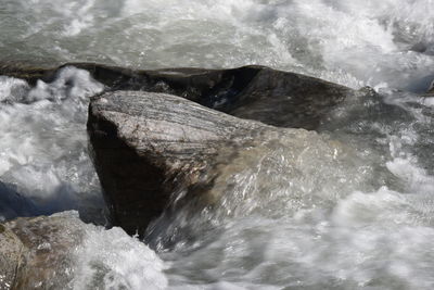 Close-up of sea waves