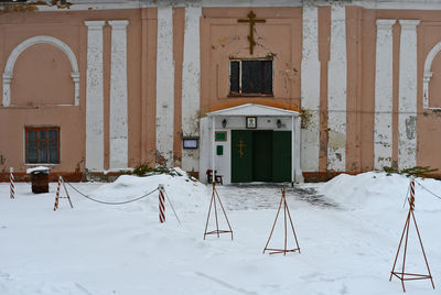 Houses in winter