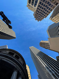 Looking up in downtown san francisco 