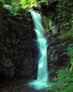 River flowing through rocks