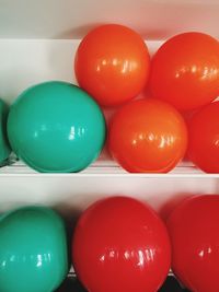 Close-up of multi colored balls