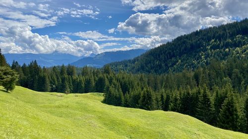 Scenic view of landscape against sky