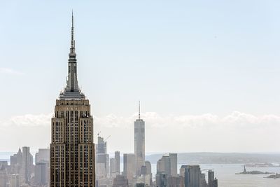 Low angle view of city