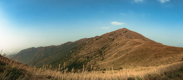 View of mountain range