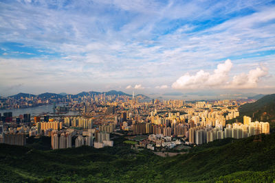 Cityscape against sky