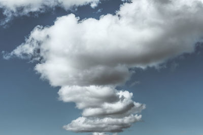 Low angle view of clouds in sky