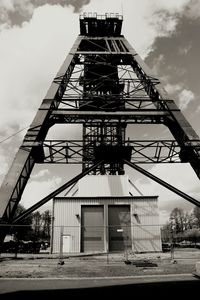 Low angle view of built structure against sky