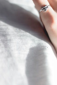 Low section of woman