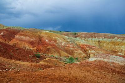 Martian landscapes, altai republic, chagan-uzun village.