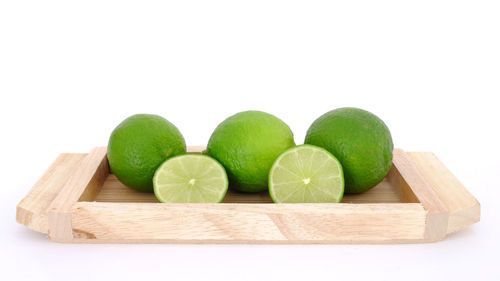 Close-up of stuffed toy against white background