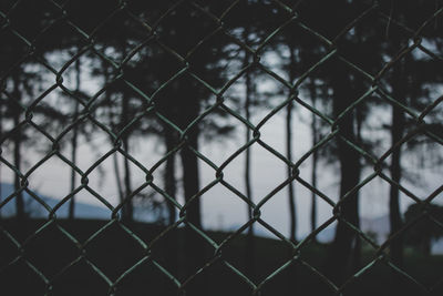 Full frame shot of chainlink fence