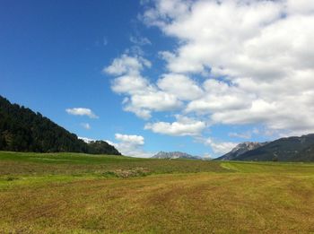 Scenic view of landscape against sky