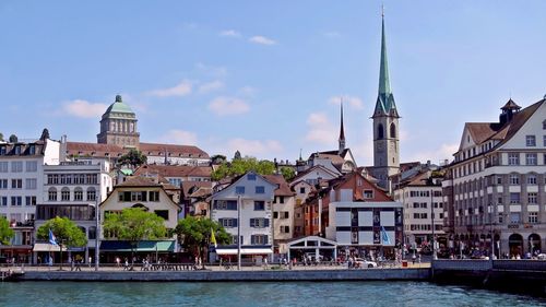 Buildings at waterfront