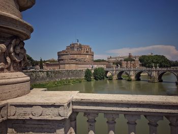 Castel sant angelo in rome, built in ancient rome, it is now the famous tourist attraction of italy.