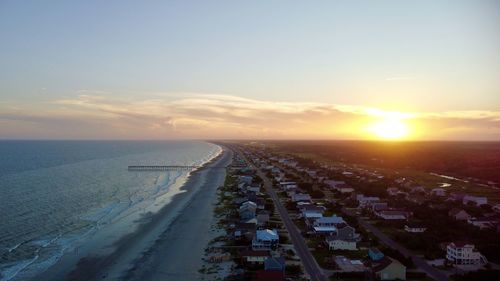 North carolina beach sunset